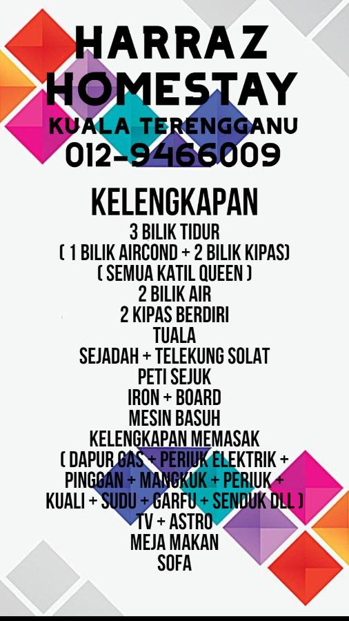 Harraz Homestay Kt Kuala Terengganu Malaysia Booking Com