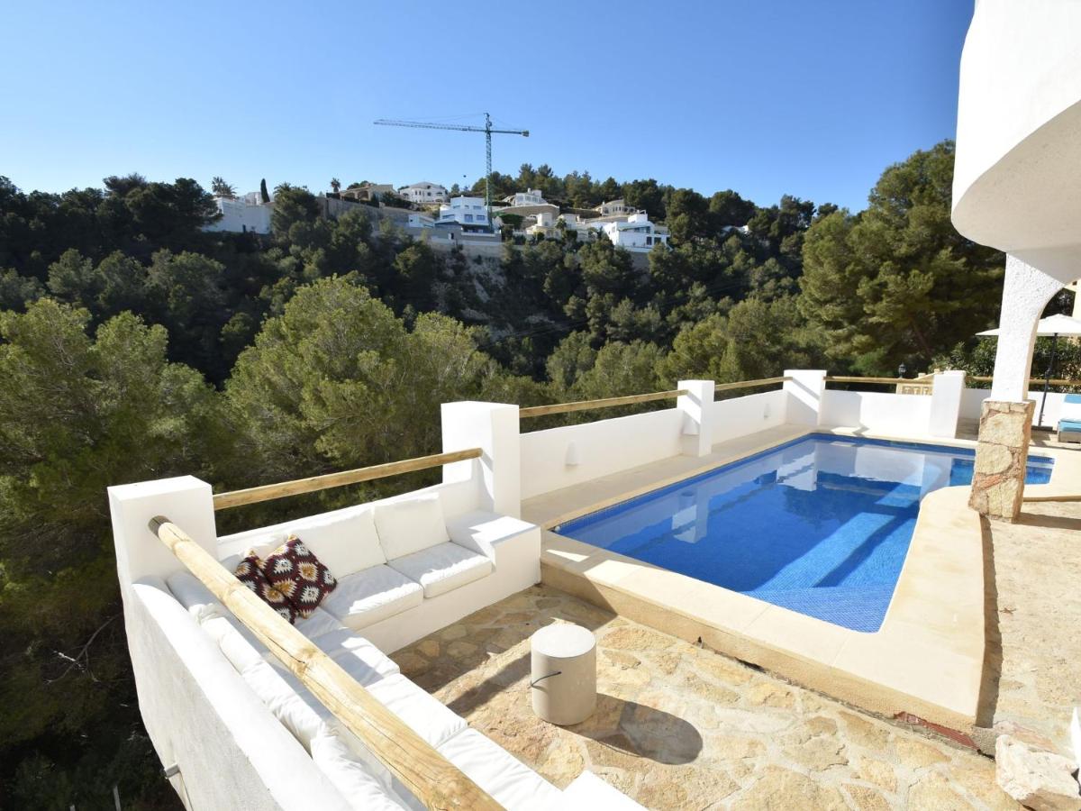 Ibiza-style Villa in Moraira with Private Pool and ...