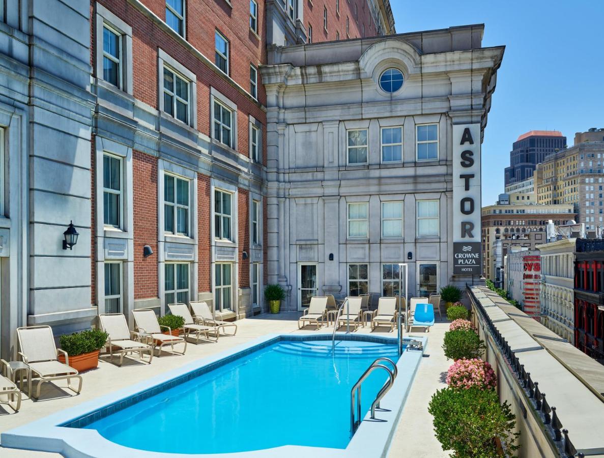 Rooftop swimming pool: Astor Crowne Plaza New Orleans French Quarter, Corner of Bourbon and Canal