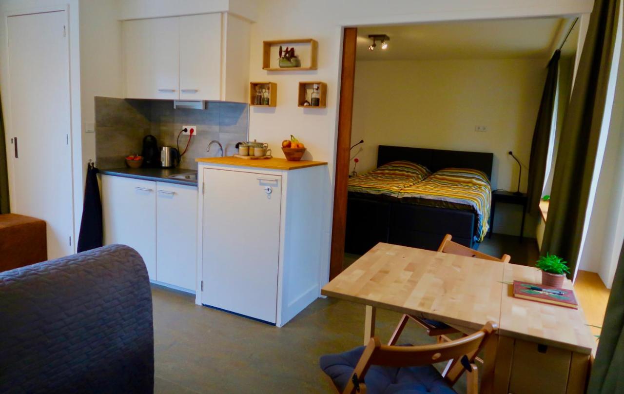 Een keuken of kitchenette bij B&B De Leeuw