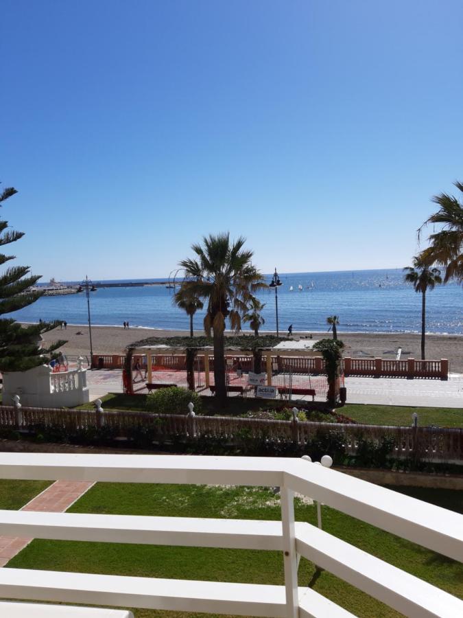 Front beach and swimmingpool in Benalmadena Costa ...