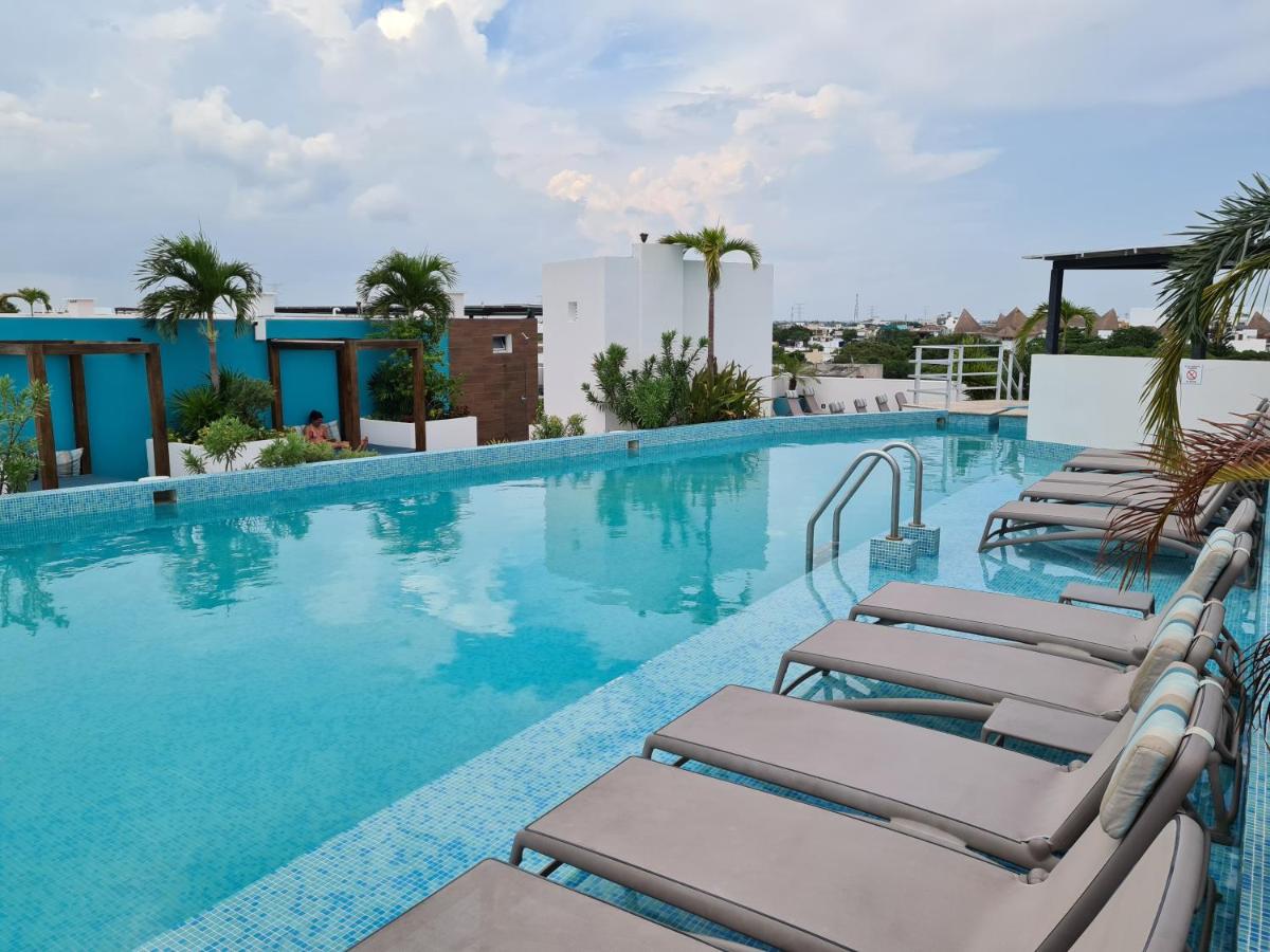 Rooftop swimming pool: Discover Playa del Carmen from The Gallery by Sol-Ha