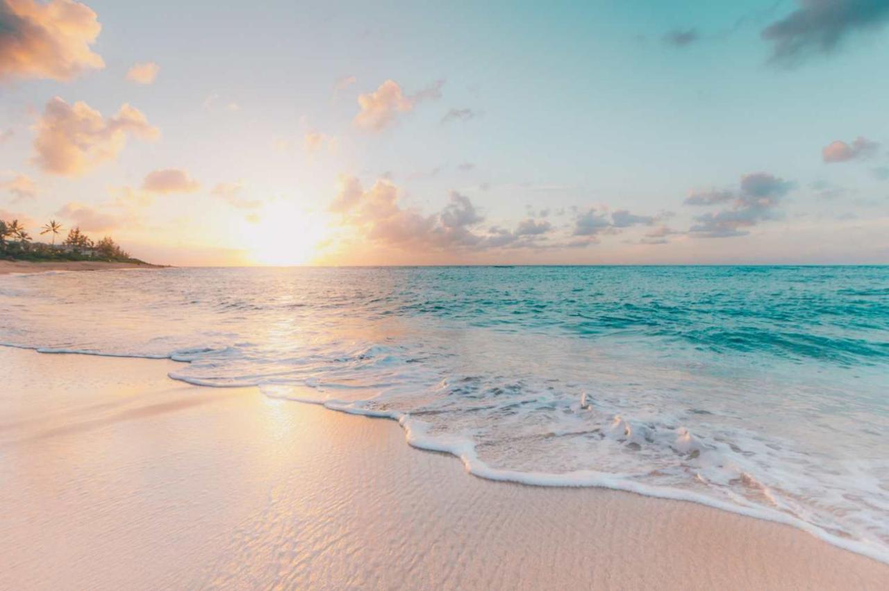 Beach: Enjoy the sunset at OCEAN FRONT 1BR Apartment - pool on site!