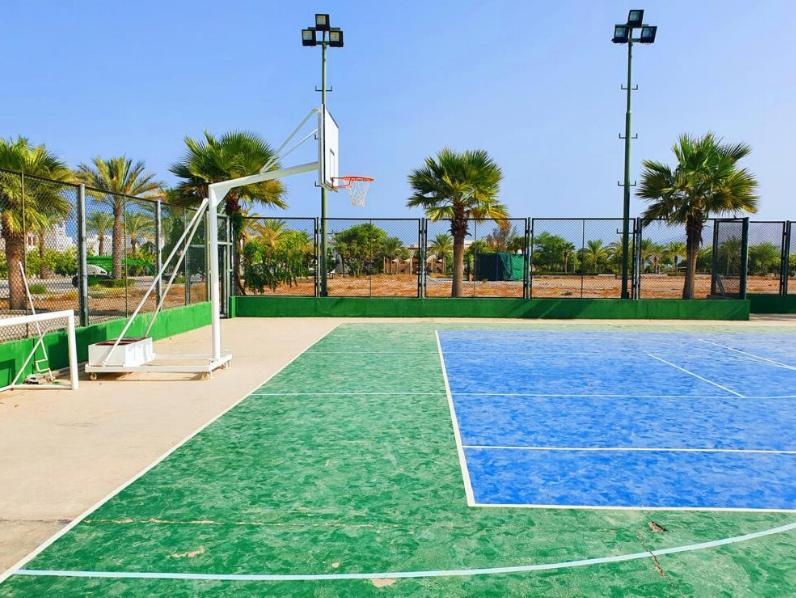 Tennis court: Le Sifah Resort Apartments - Villa & Marina View Apartments