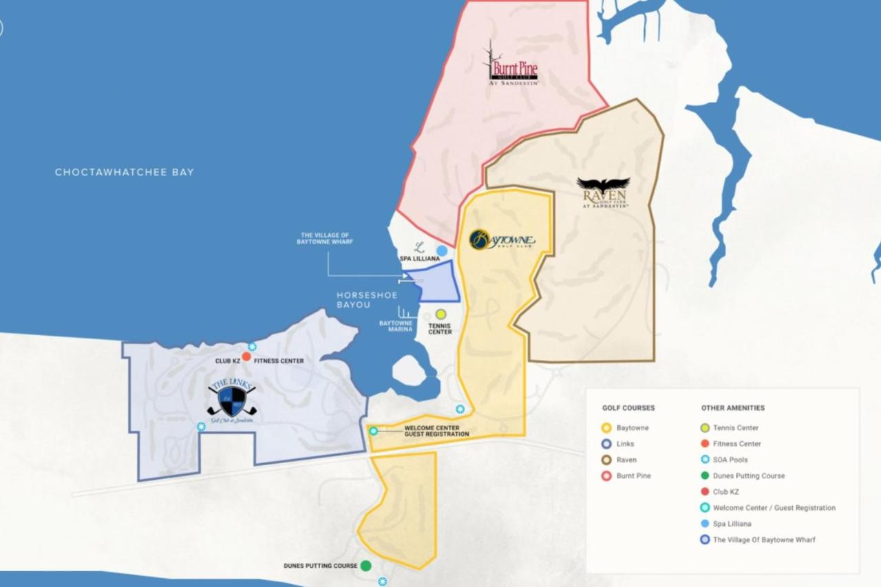 Map Of Baytowne Wharf Sandestin Sandestin Baytowne Wharf - Observation Point South #471, Destin – Updated  2022 Prices