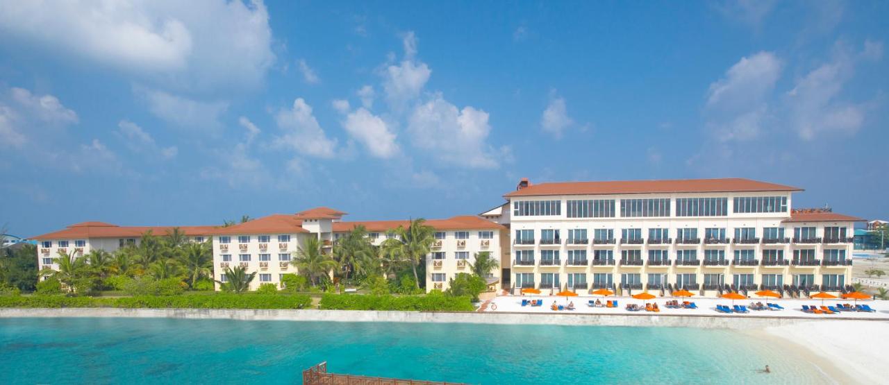 Image: Hulhule Island Hotel- Private Beach Access & Airport Pick-up and Drop
