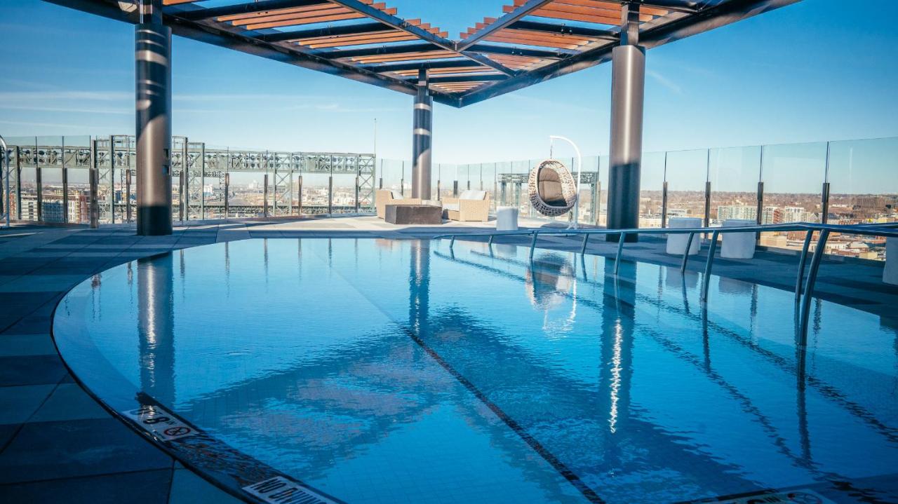 Rooftop swimming pool: The Rally Hotel at McGregor Square
