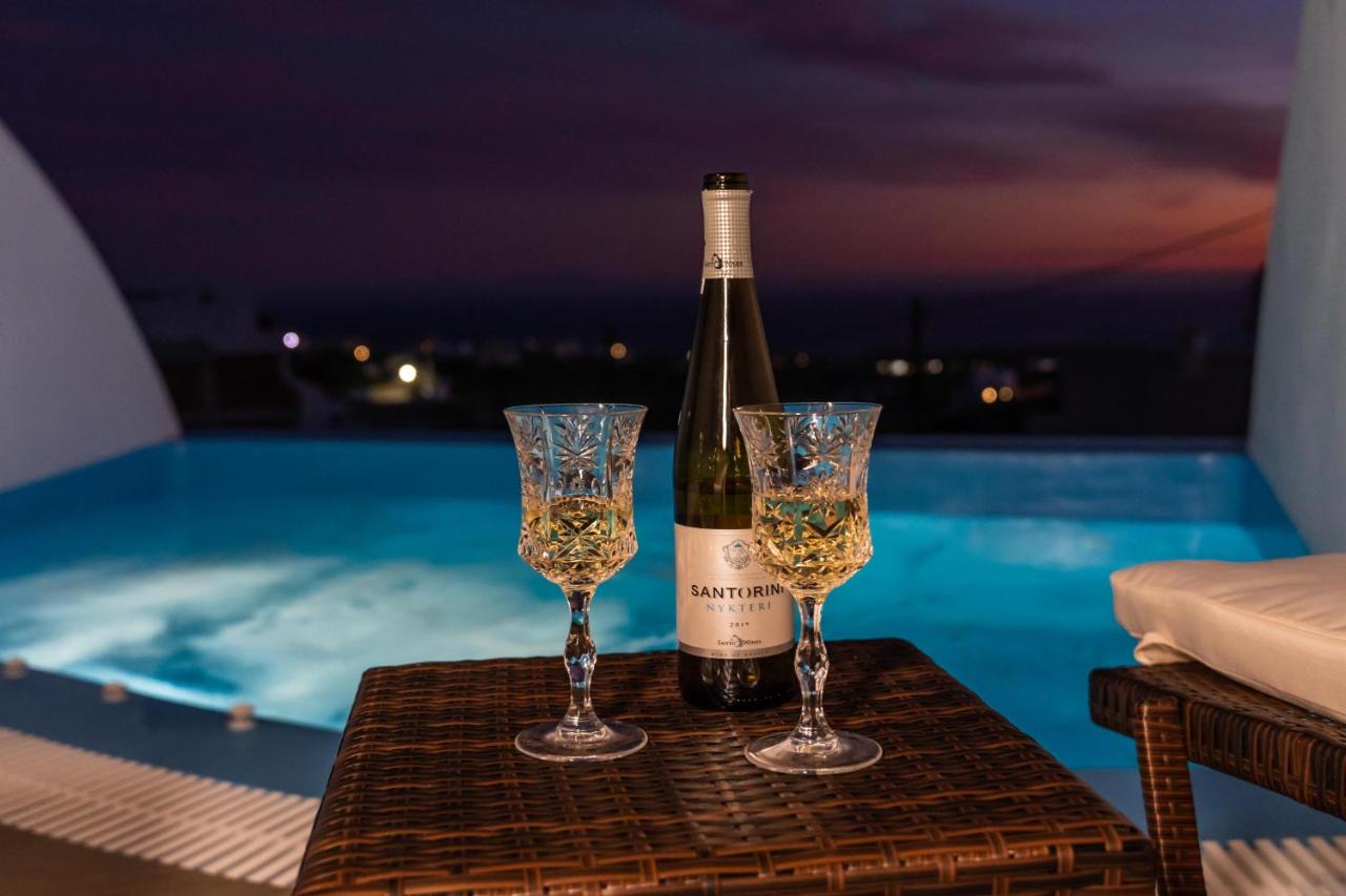 Heated swimming pool: Aegean Blue Luxury Suites