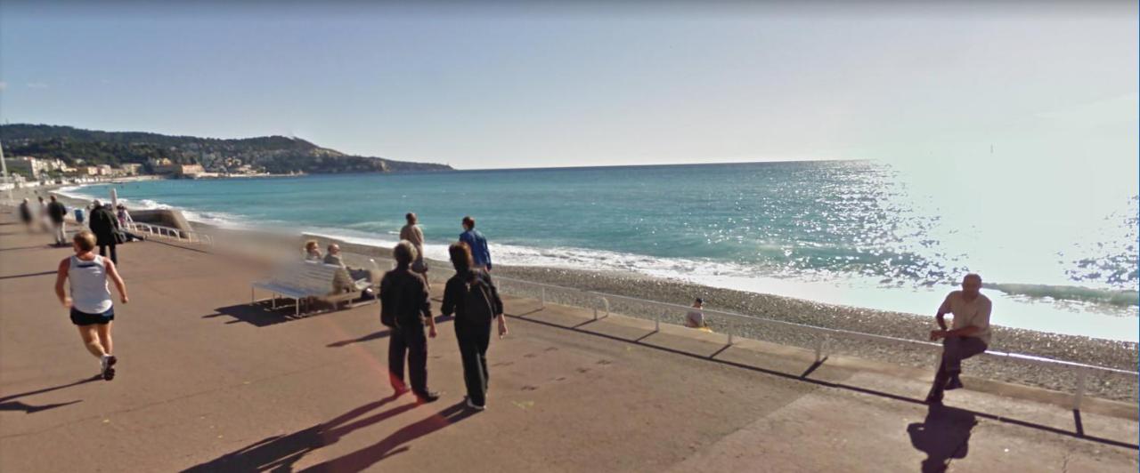 Hotel, plaża: Promenade des Anglais à côté du Negresco