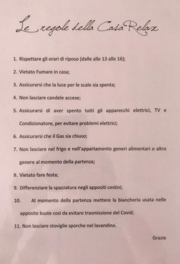 Lettera di benvenuto casa vacanza