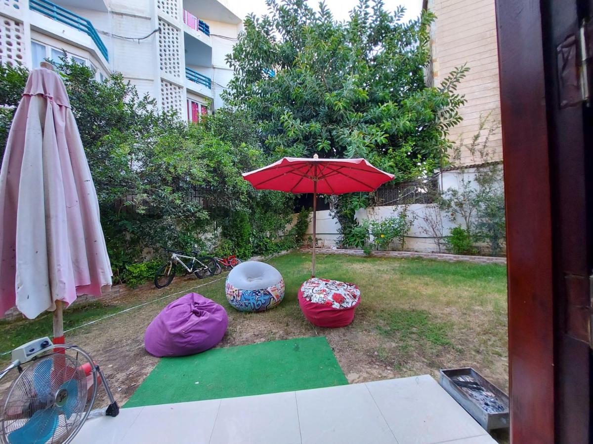Beach: شقه سوبر لوكس دور ارضى بجنينه بالمعموره الشاطى lovely appartment at mamora beach مع كارنيهات شاطى خاص