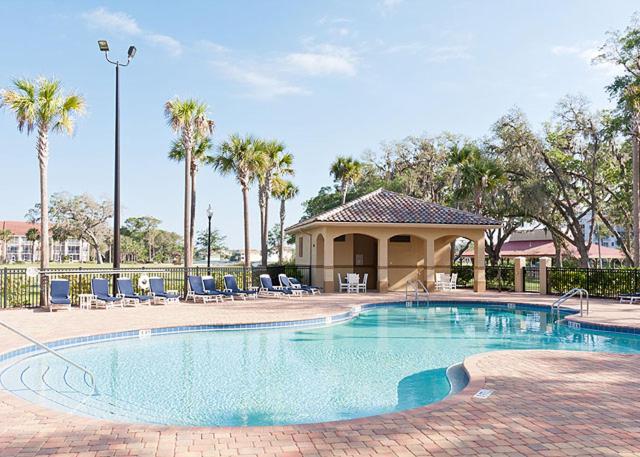 Heated swimming pool: Palm Coast Resort 109, 3 Bedrooms, Sleeps 6, Pool, Hot Tub, WiFi