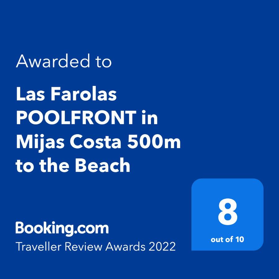 Las Farolas POOLFRONT in Mijas Costa 500m to the Beach, Mijas ...