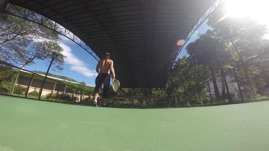 Tennis court: Beach condos at Mt Pico de Loro Cove - Uratex, Wifi, 42-50''TV with Cignal cable, equipped kitchen, balcony, parking - guest registration fee is not included