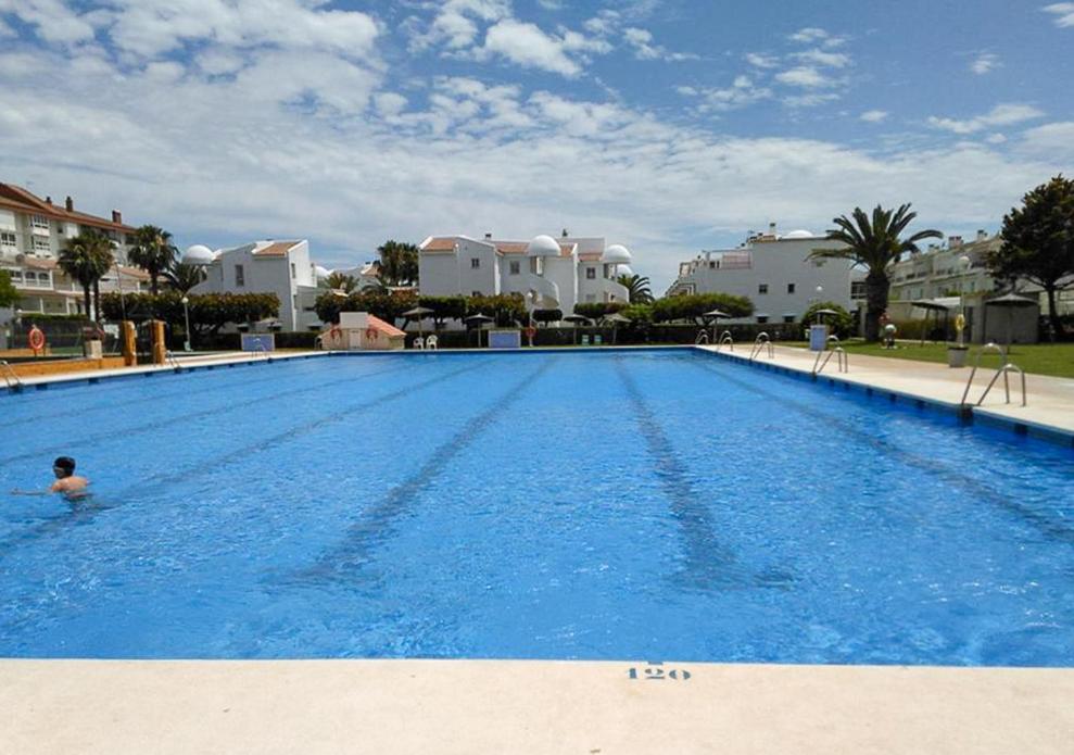 Heated swimming pool: Apartamento Torrox - Laguna Beach