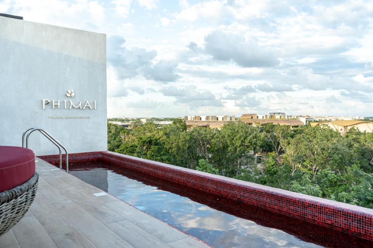 Rooftop swimming pool: Elegant Trendy Apartment in Tulum with Infinity Pool, Breathtaking Jungle View & Bottle of Wine per Stay