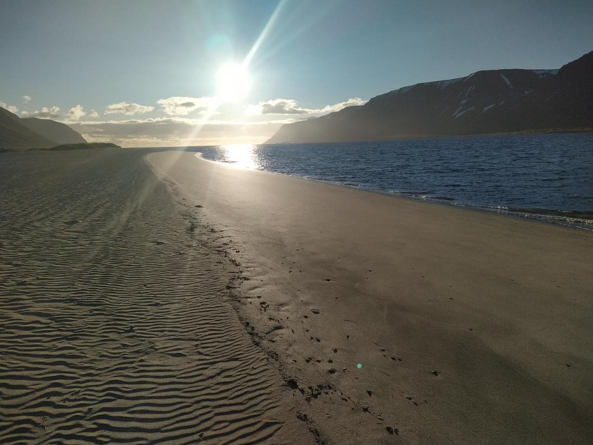 Beach: Flateyri guesthouse