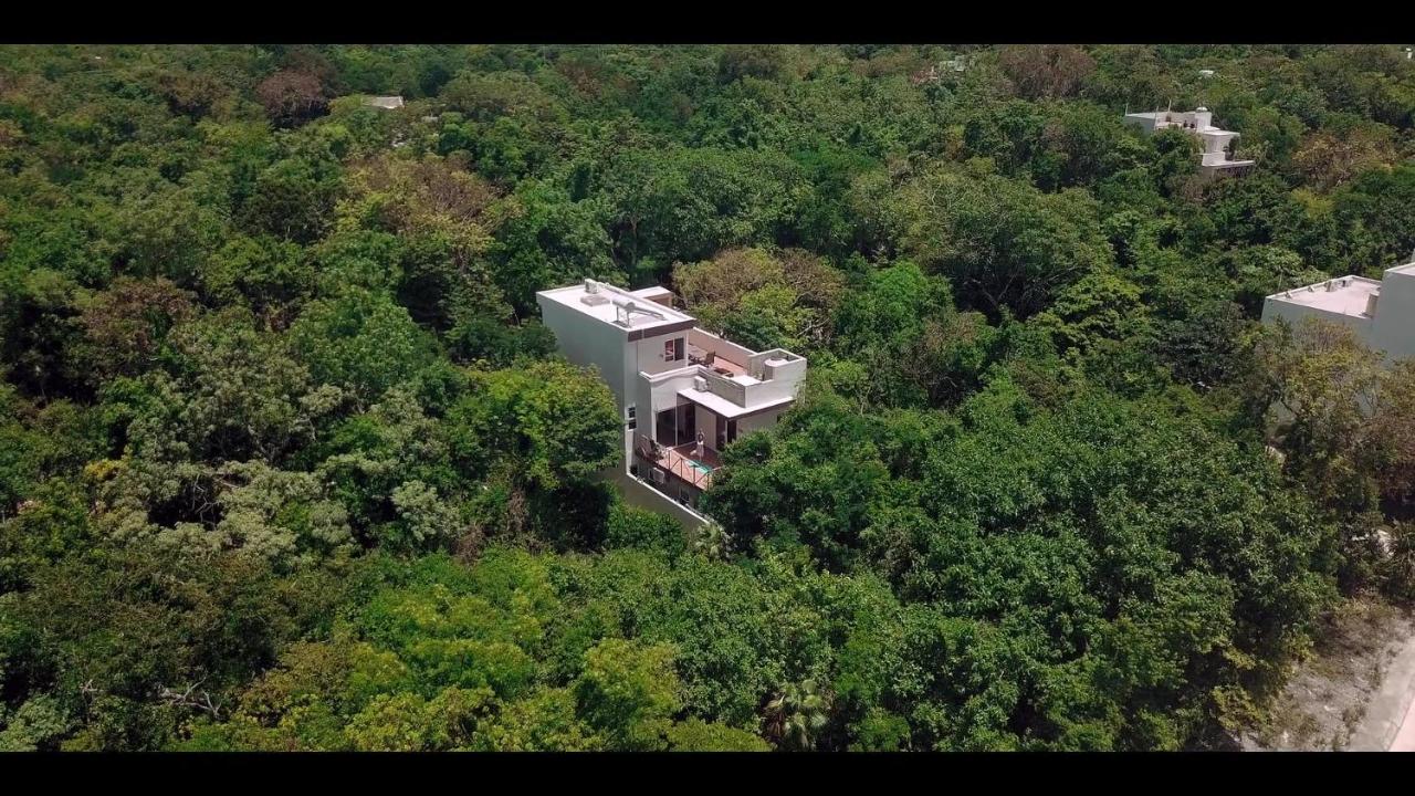 Relaxing comfortable jungle view Eklum Villa Rivera Maya Puerto Morelos POOL AC GYM GATED COMMUNITY photo