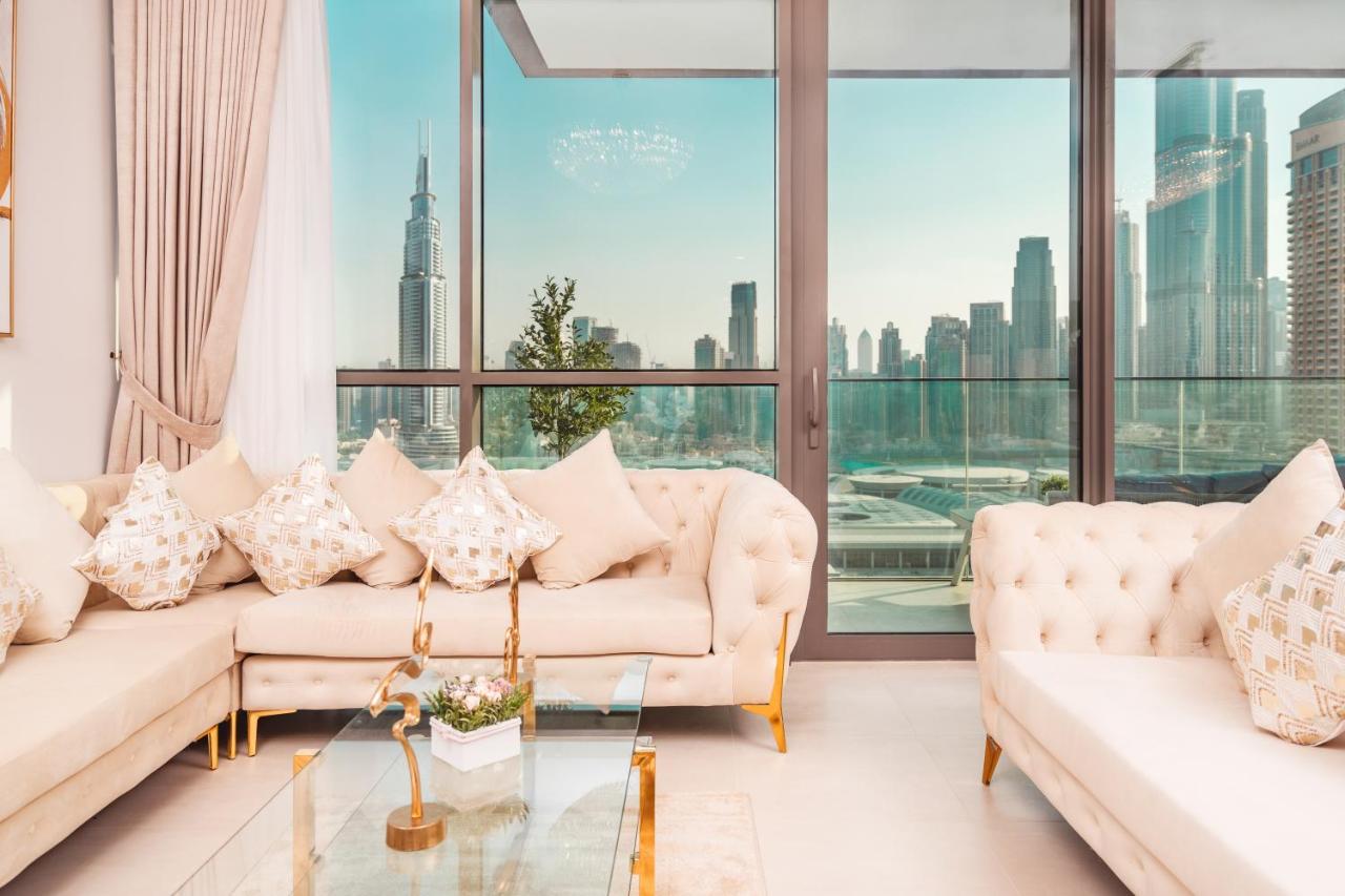 Elite Royal Apartment - Panoramic Full Burj Khalifa, Fountain & Skyline View - ACed direct connection to Dubai Mall - Governor - 4
