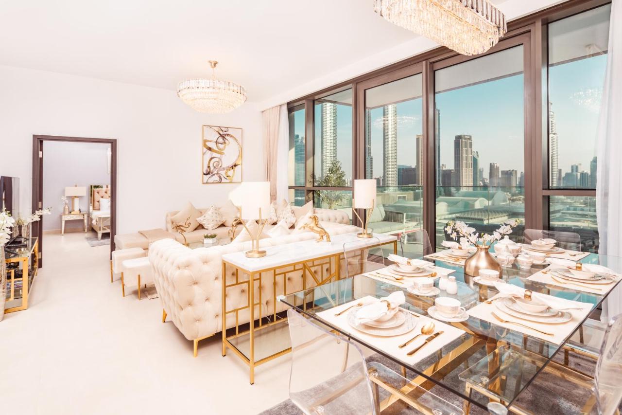 Elite Royal Apartment - Panoramic Full Burj Khalifa, Fountain & Skyline View - ACed direct connection to Dubai Mall - Governor - 5
