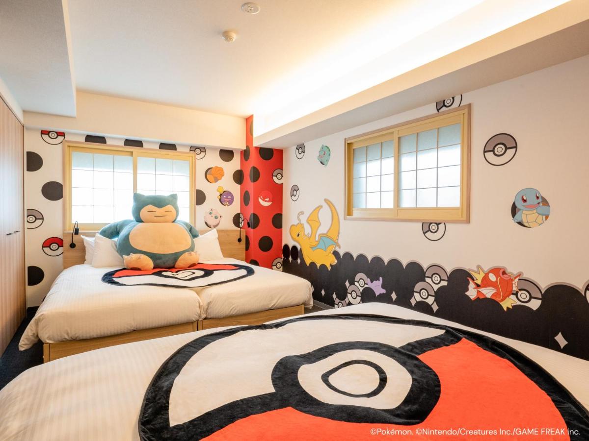 美滿如家酒店 東京上野EAST（MIMARU TOKYO UENO EAST）「Pokemon主題房」各個角落都被Pokemon包圍，充滿童真。（booking.com）