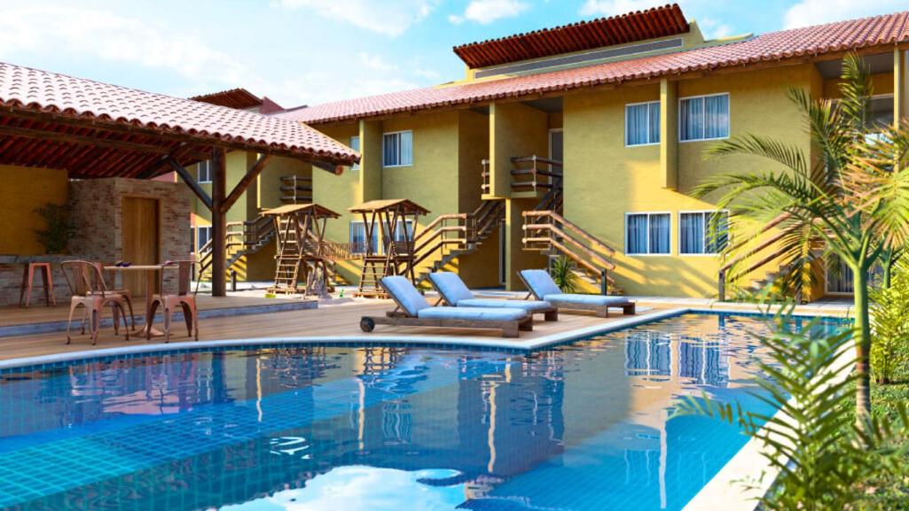 Casa na praia com piscina photo