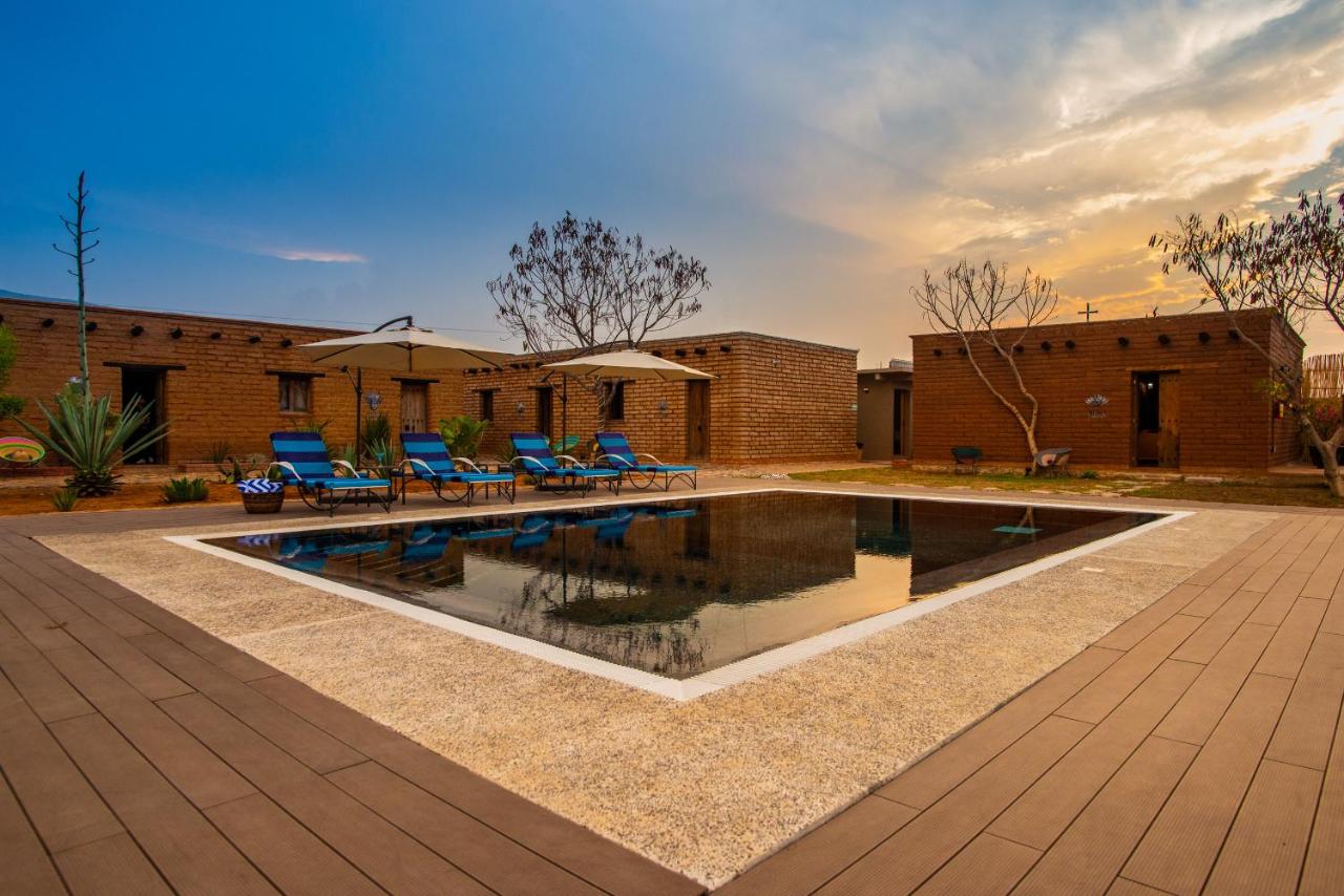 pool area of Hotel Casa Regina Oaxaca