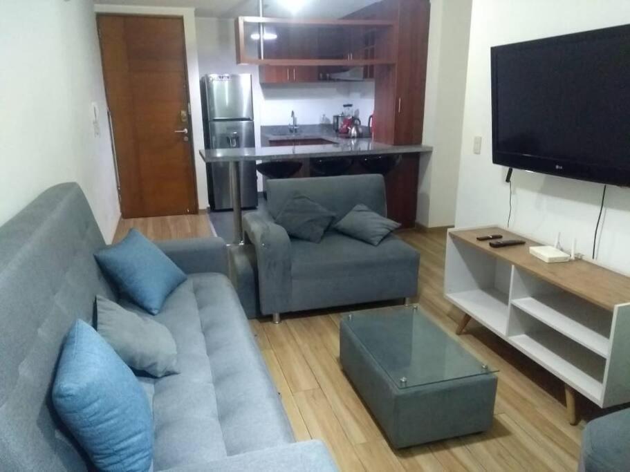 Departamento en condominio frente al mar