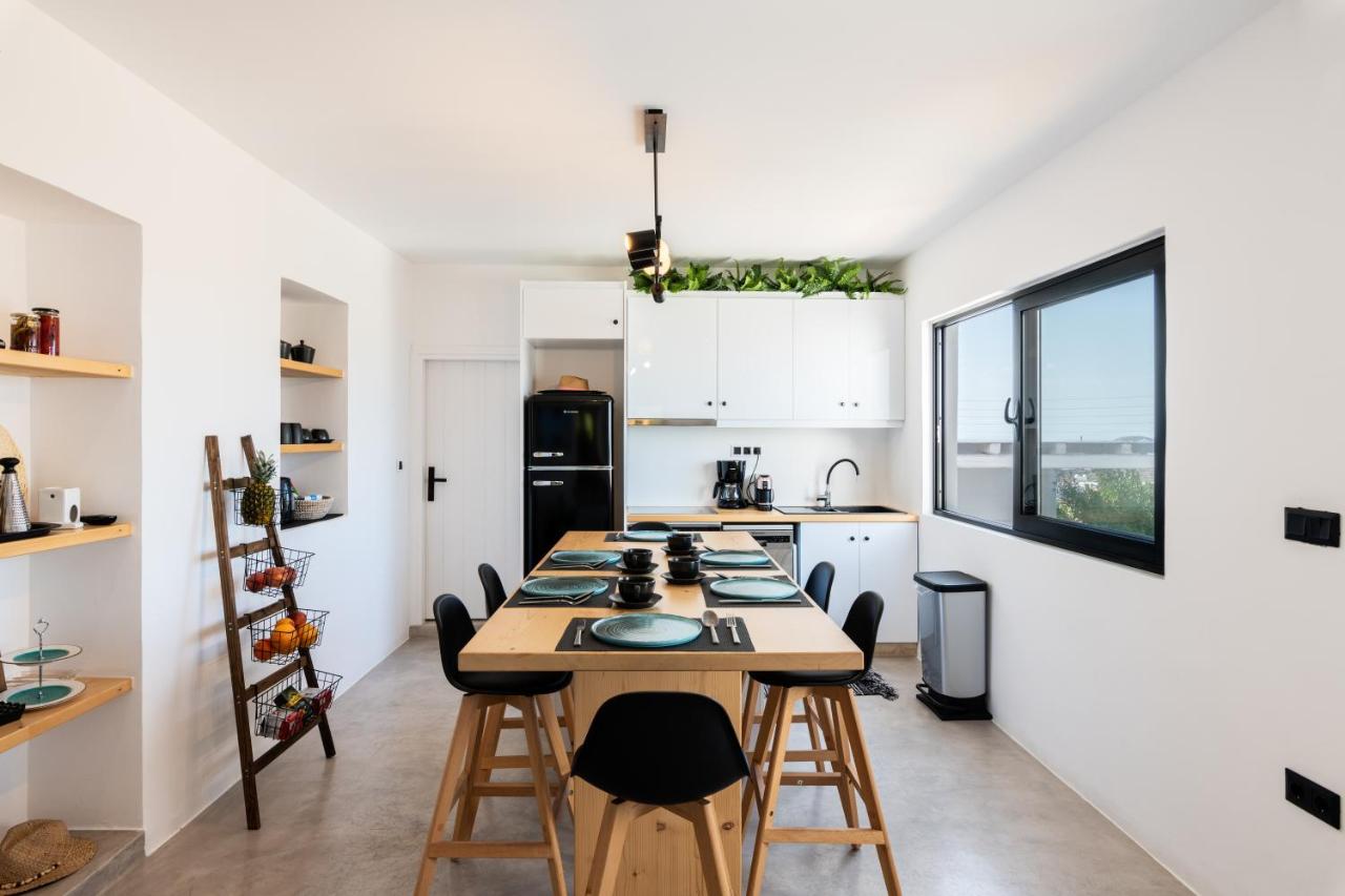 Yalos Mykonos 4 Bedroom Luxury house 5 minute from Ornos Beach w sea & Sunset view - 3