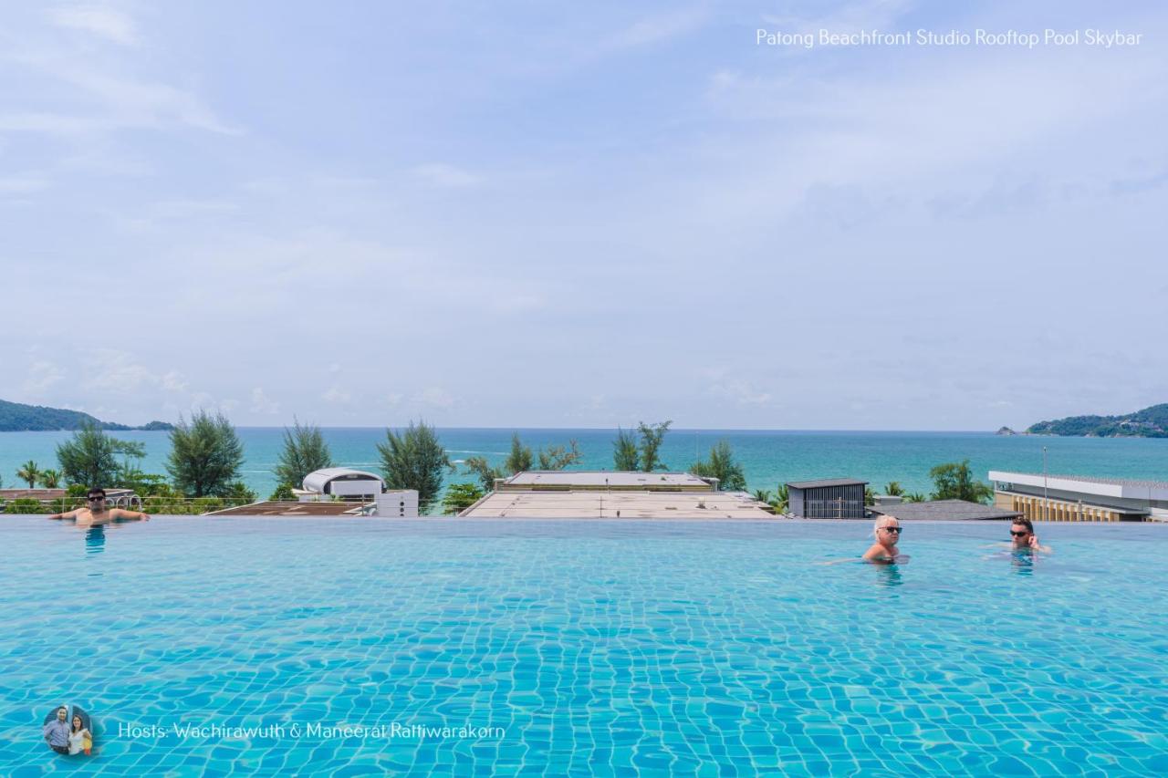 Rooftop swimming pool: ✪✪✪✪✪ Patong Beachfront Studio Rooftop Pool Skybar