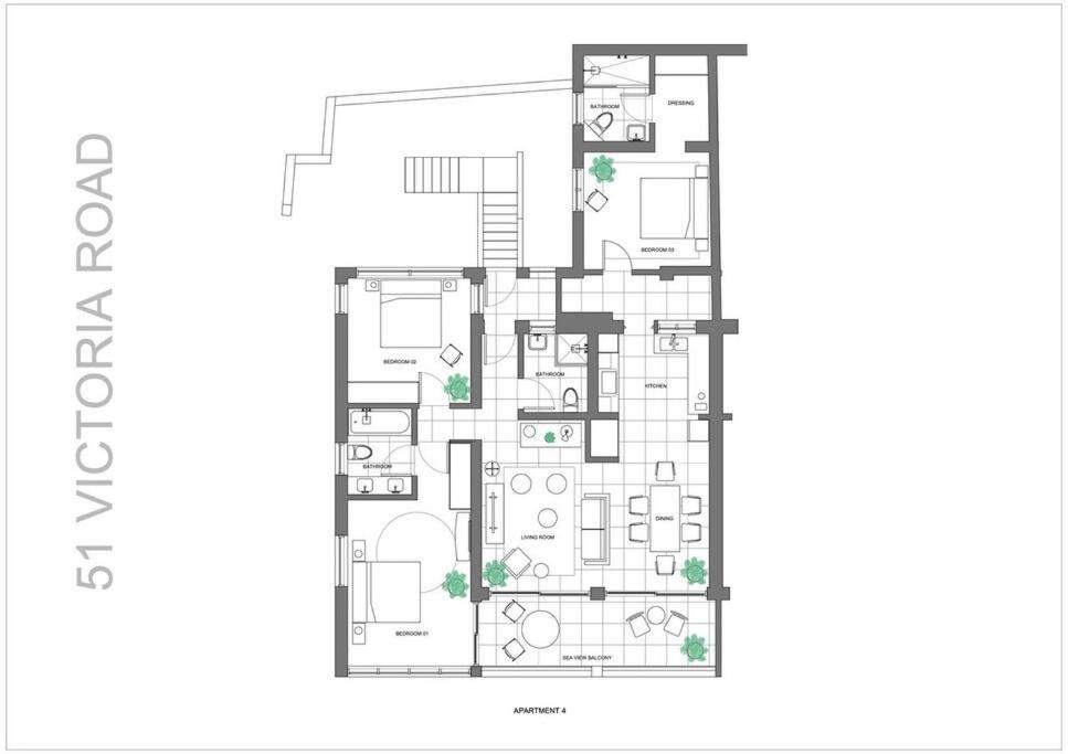 Number 5104 - Contemporary Clifton Apartment - 2