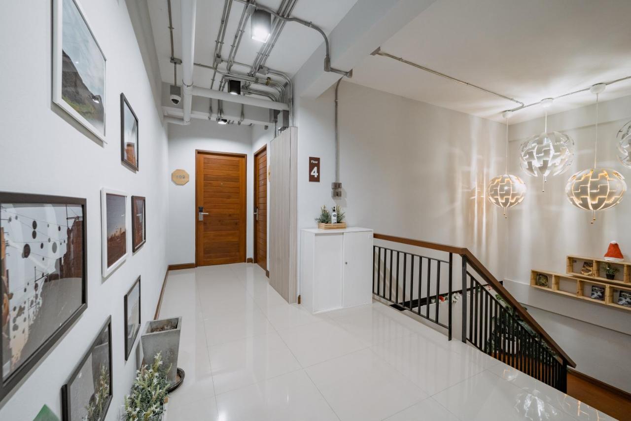 hallway and stairway in Brown Hotel Krabi