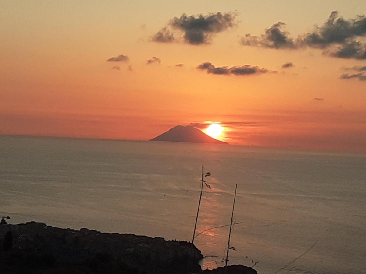 Villa sunset photo