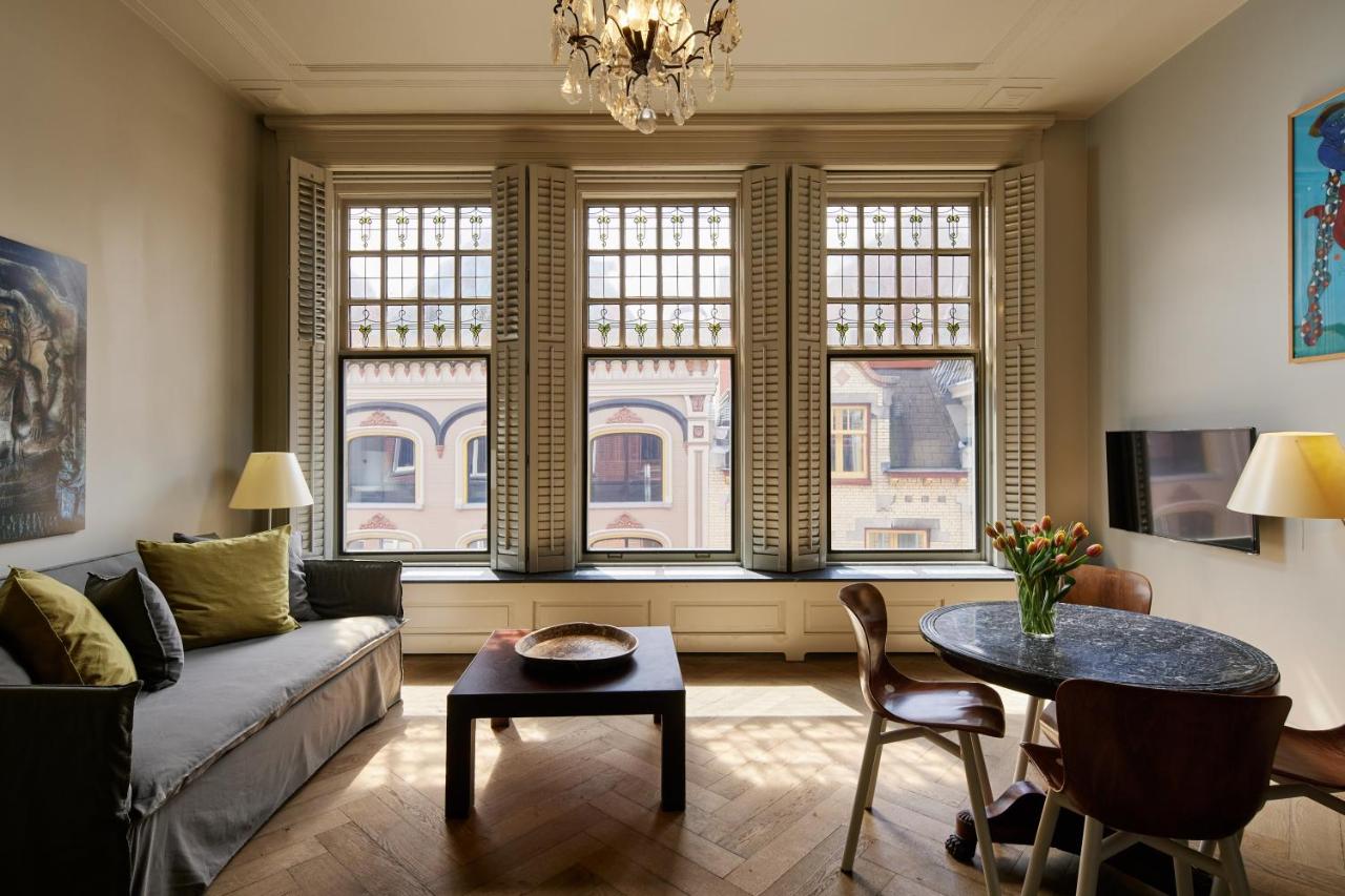 Een zitgedeelte bij Hotel Miss Blanche
