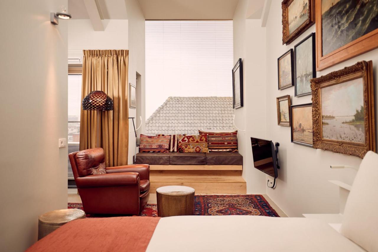 Een zitgedeelte bij Hotel Miss Blanche