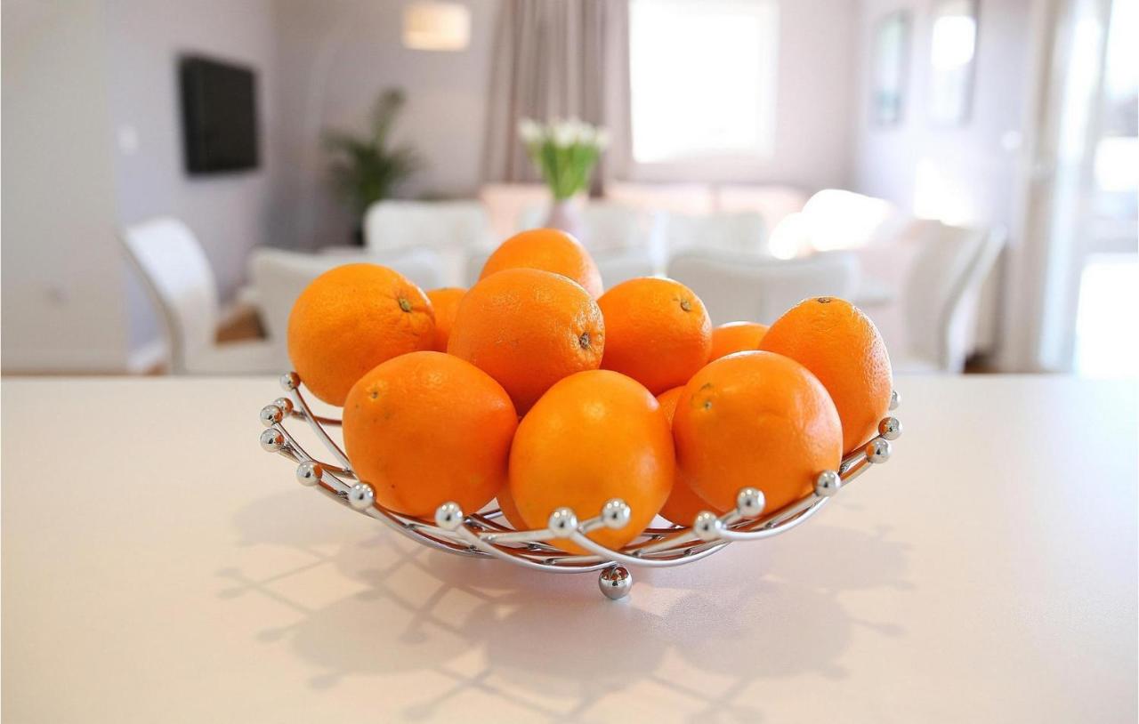 Still life of Mediterranean oranges on the dining table