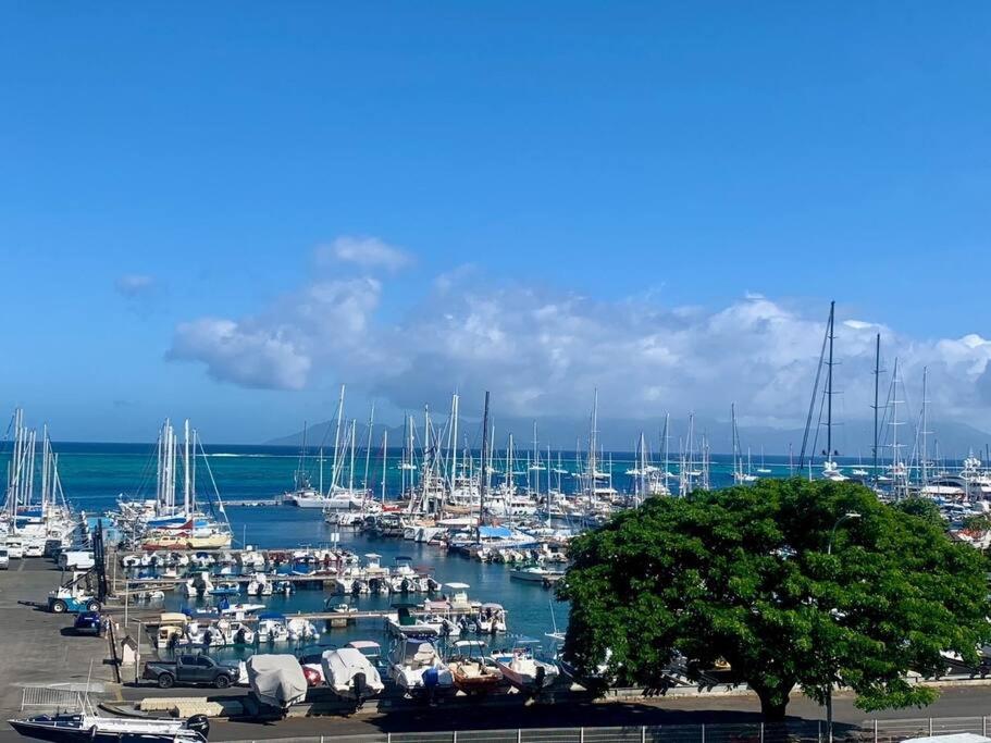 Perle sur la Marina vue Moorea