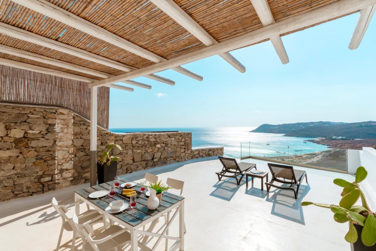 Panoramic Aegean Residence At Elia Beach Mykonos - Private & Exclusive