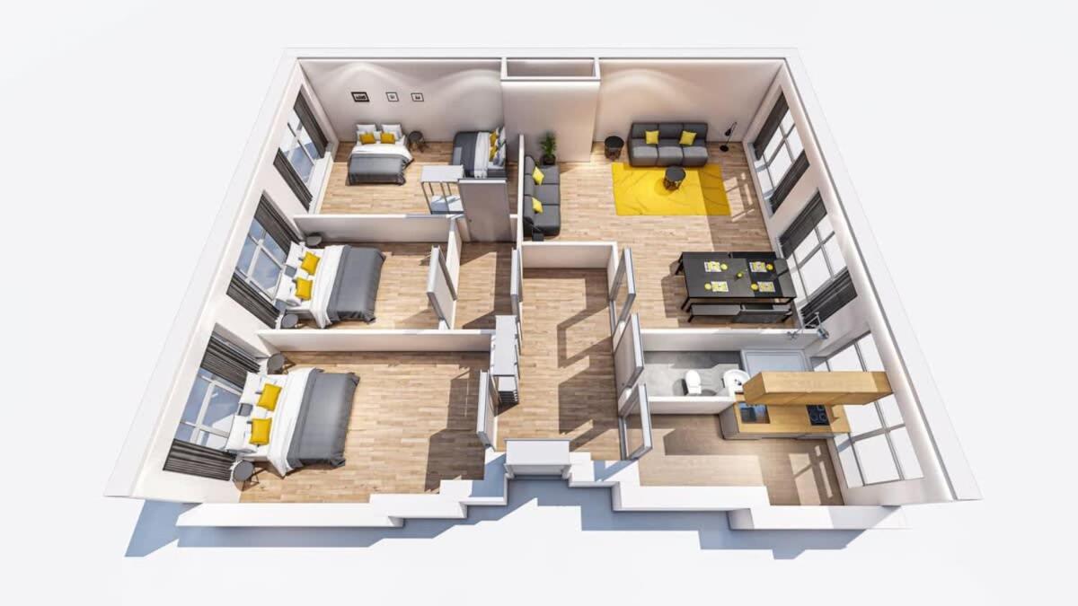 Central Big Apartment Self Checkin - 4