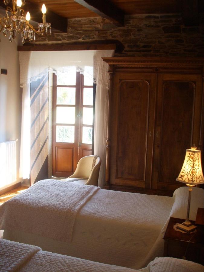 Cama o camas de una habitación en Casa Grande de Anllo