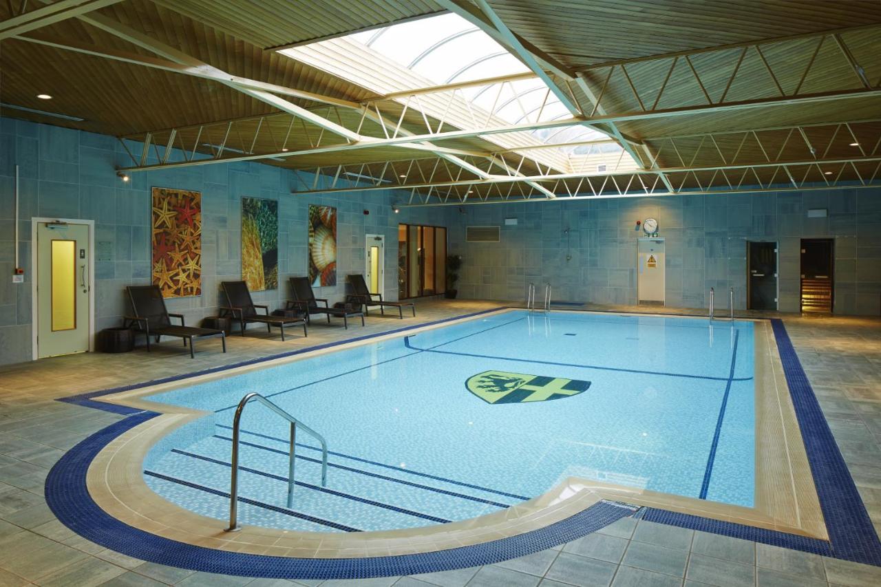 Heated swimming pool: The Billesley Manor Hotel