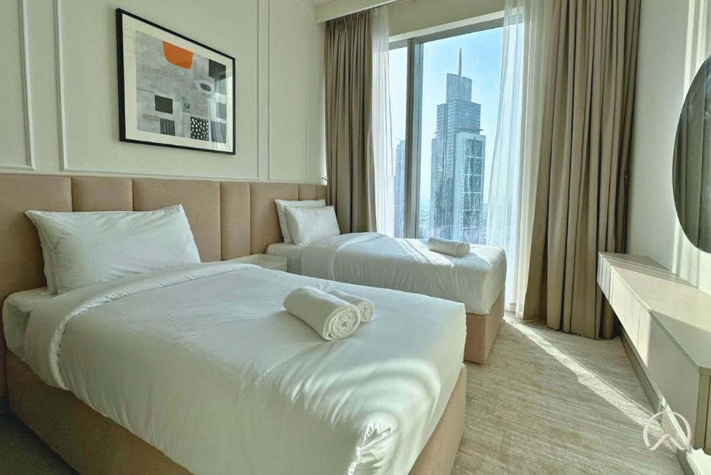 Oraya - Modern Apt 5 min walk to Dubai Mall & Burj Views - 2