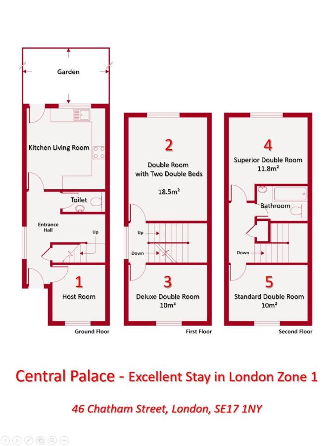 Central Palace - Excellent Stay in London Zone 1 - 2