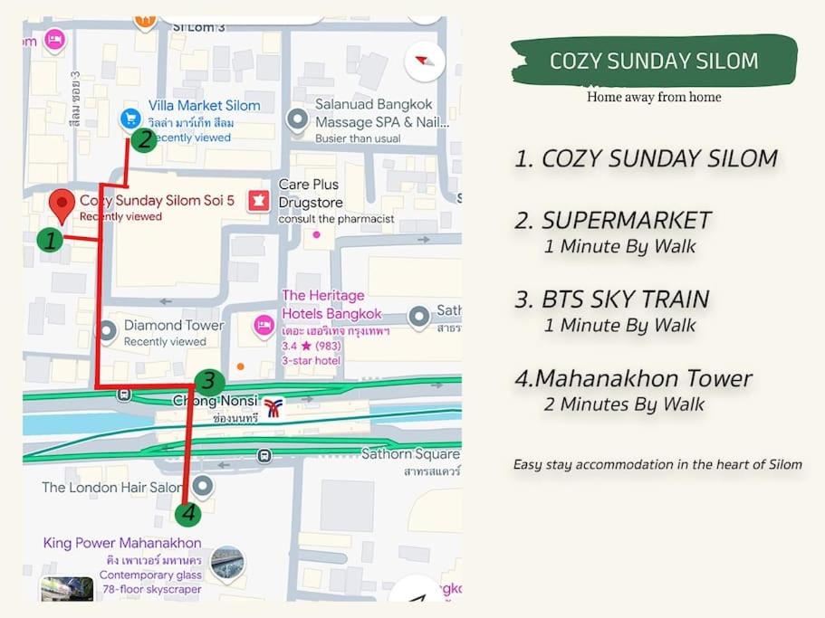 2 Bedroom apartment at Silom with city center view - 5A - 2