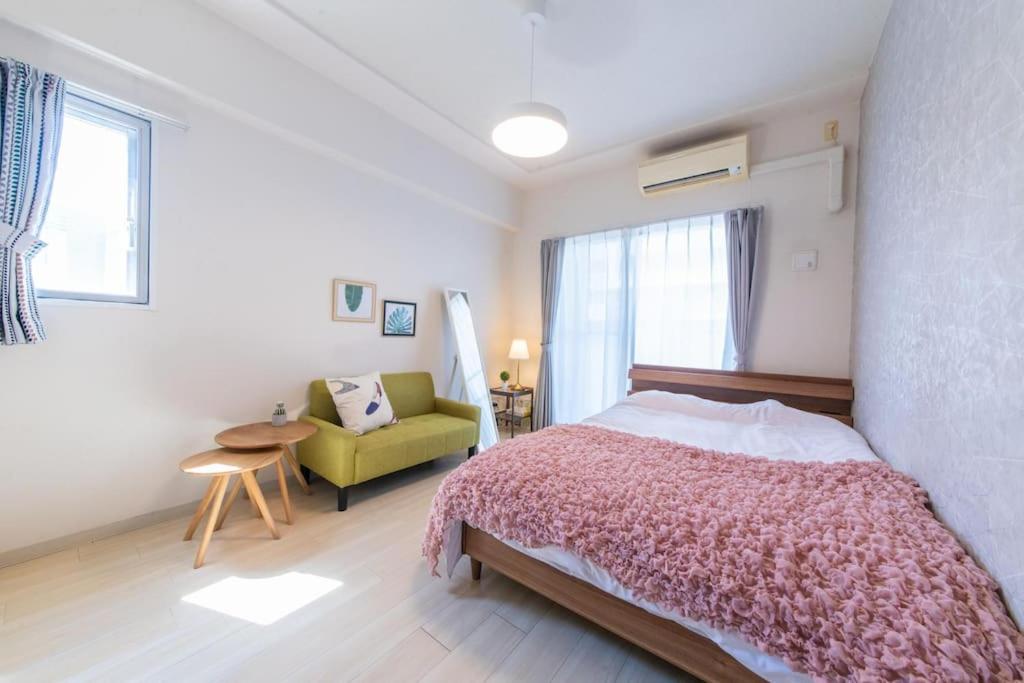 黒門市場徒歩5分 通天閣 難波エリア徒歩圏内 まるまる貸切 カップル1人旅 2人用 9f高層901