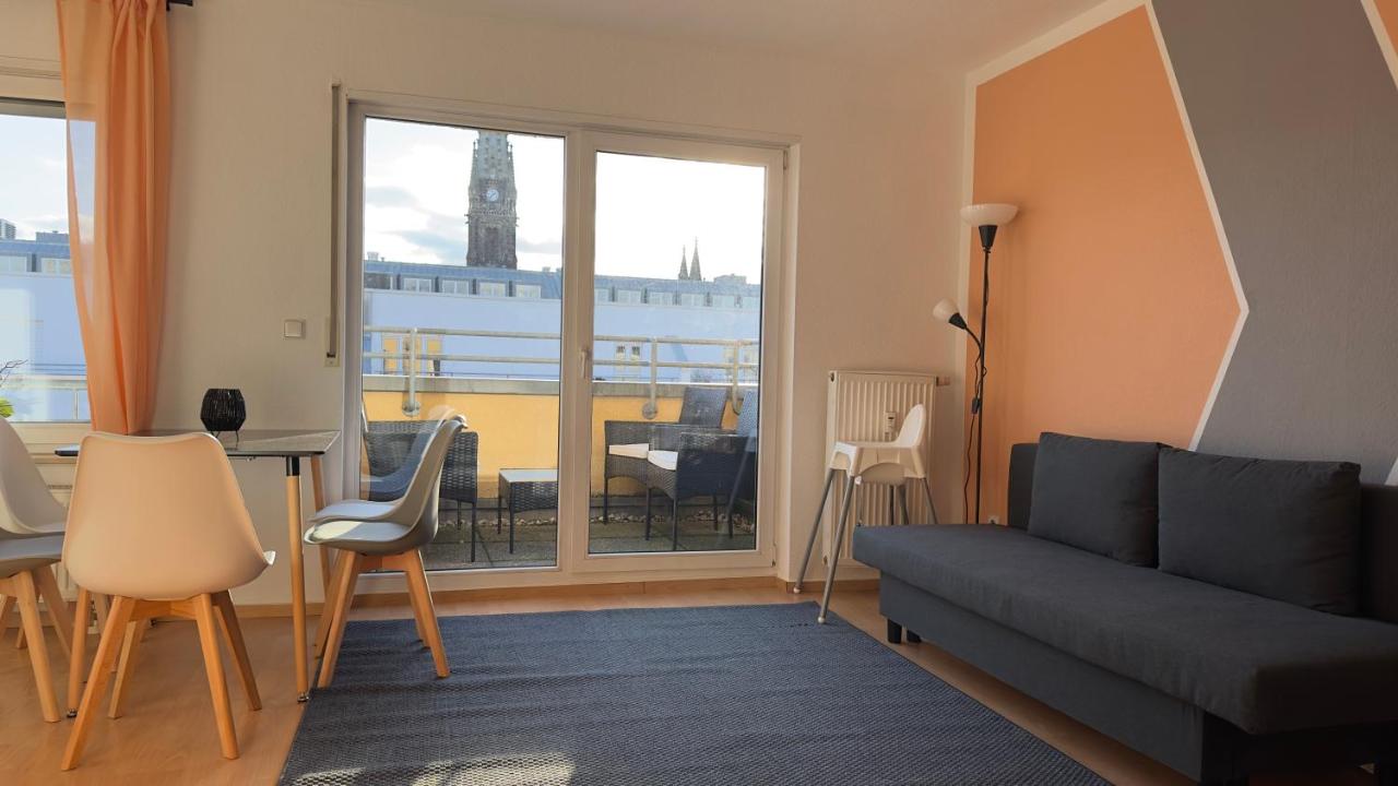 Zentrum - Blick über die Dächer von Leipzig