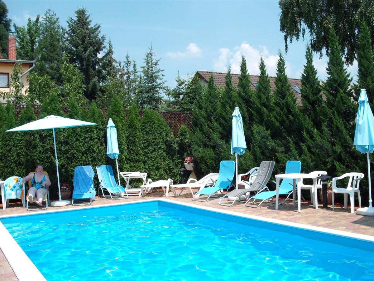 Heated swimming pool: Apart Hévízi Ház