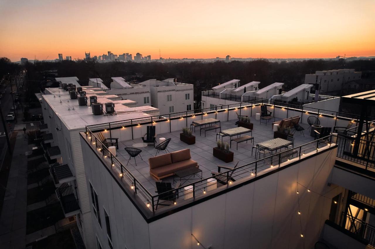 Dreamy Condo with Fireplace, Rooftop, Gym, Parking, Sleeps 5 with King Bed, Sleeper Sofa, Hidden Bunk, Shared Rooftop and Gym, Free Dedicated Parking, Minutes to Broadway, Five Points & Grand Ole Opry, 24 Hr Hospitality - 5