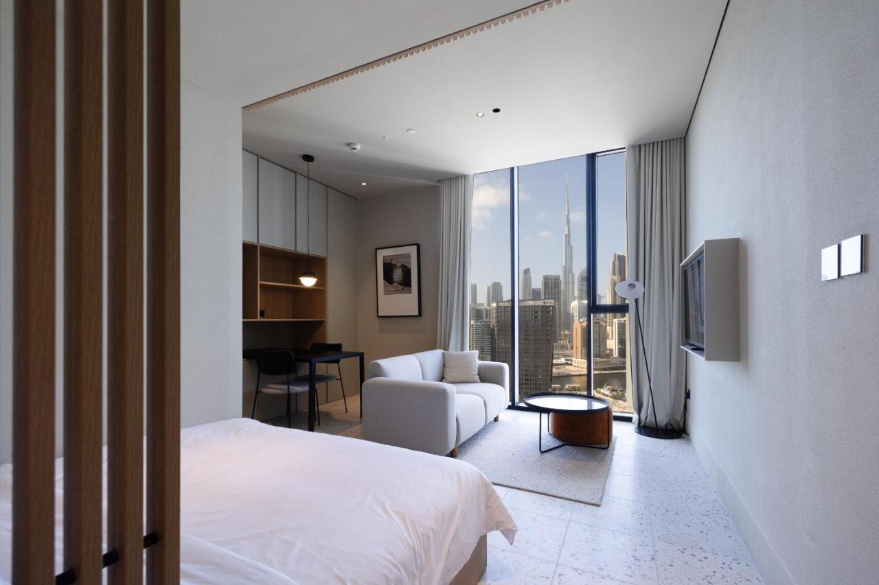 Modern Studio at Upside Living with Burj Views - Business Travelers