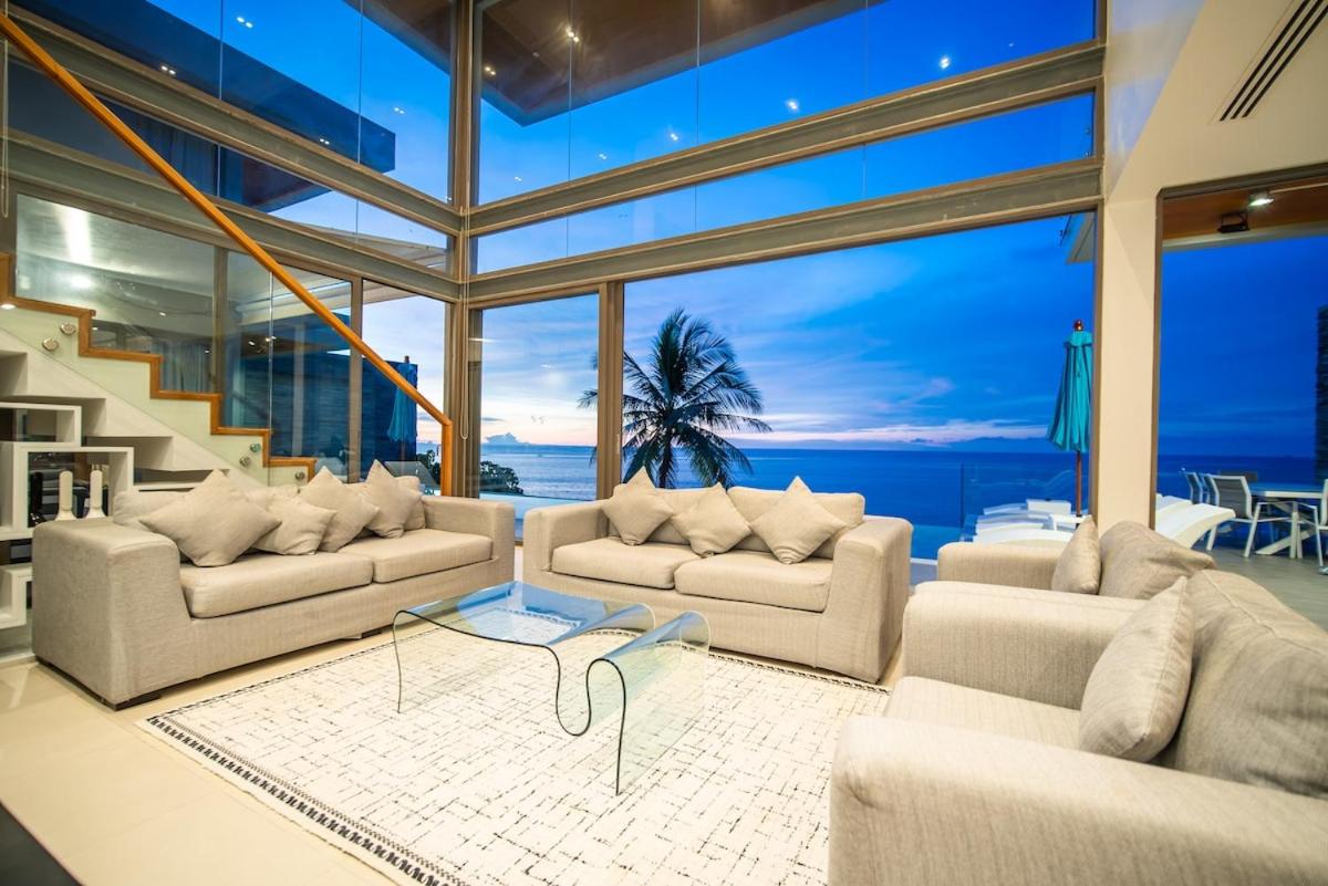 卡马拉海滩一线海景6卧别墅 巴东酒吧街10分钟到达直通海滩家海景spa漂浮茶